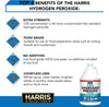 Harris 12% Concentrated Food Grade Hydrogen Peroxide, 128oz, for Kitchen, Bath, Laundry, Home and Garden