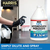 Harris 12% Concentrated Food Grade Hydrogen Peroxide, 128oz, for Kitchen, Bath, Laundry, Home and Garden